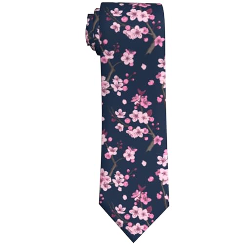 WILL BUDXEG Lustige Herren-Krawatte, modische Krawatte, Japanische Kirschblüte, japanisches Blumenmuster, Einheitsgröße WILL BUDXEG Lustige Herren-Krawatte, modische Krawatte, Japanische Kirschblüte, japanisches Blumenmuster, Einheitsgröße von WILL BUDXEG