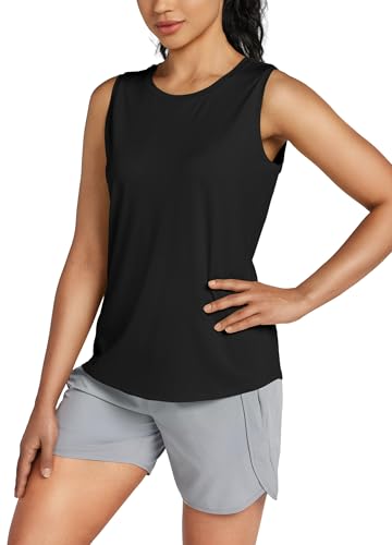 WILLIT Tank Top Damen Sommer Sport Oberteile Racerback ärmellos Yoga Shirt Laufshirt Schnell trocknend Sweatshirt Sport Locker Top Schwarz XXL WILLIT Tank Top Damen Sommer Sport Oberteile Racerback ärmellos Yoga Shirt Laufshirt Schnell trocknend Sweatshirt Sport Locker Top Schwarz XXL von WILLIT