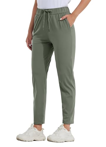 Willit Damen Golf Reisehose Lounge Sweatpants 7/8 Athletic Pants Quick Dry On The Fly Pants von WILLIT