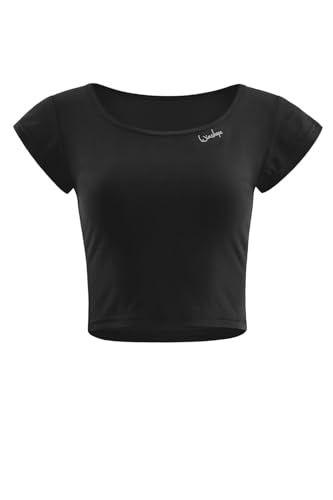 Winshape Damen Functional Light and Soft Cropped Kurzarmshirt Aet137ls T-Shirt, Schwarz, XXL EU Winshape Damen Functional Light and Soft Cropped Kurzarmshirt Aet137ls T-Shirt, Schwarz, XXL EU von WINSHAPE