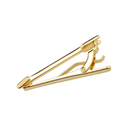 Gold Kreative Form Metall Lavalier Herren Business Casual Krawattennadel Krawattenklammer Dekorative Accessoires von WIPPWER