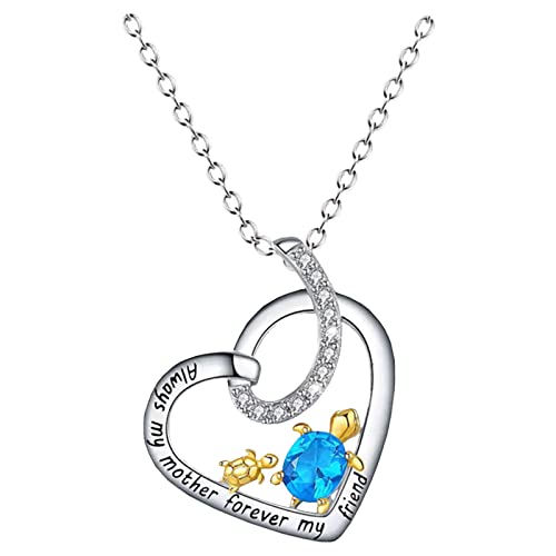 WIPPWER Anhänger-Halskette Design-Halskette Einfache Damen-Geschenkform Herz-Intarsien-Halsketten & Anhänger Damen-Halsketten von WIPPWER