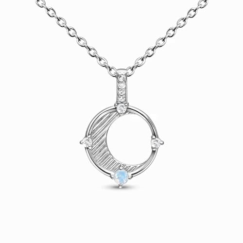 WIPPWER Sterling Silber Kette Damen Halskette Anhänger Halskette mit Geschenkbox Jude von WIPPWER