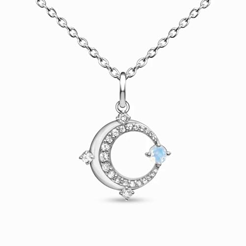 WIPPWER Sterling Silber Kette Damen Halskette Anhänger Halskette mit Geschenkbox Jude von WIPPWER