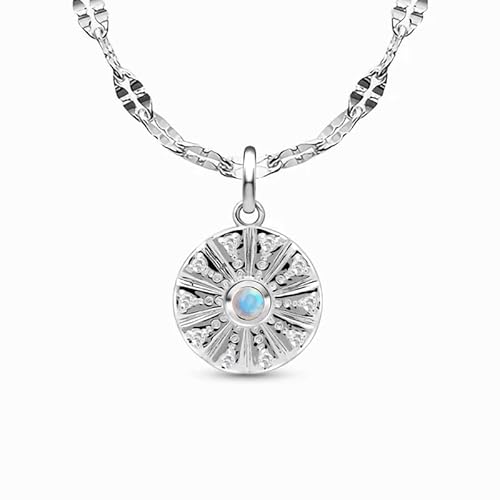 WIPPWER Sterling Silber Kette Damen Halskette Anhänger Halskette mit Geschenkbox Jude von WIPPWER