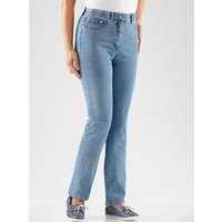 Witt Damen 5-Pocket-Jeans, blue-bleached von Witt