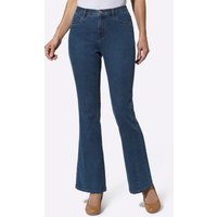 Witt Damen Jeans in Bootcut-Form, blue-stone-washed von Witt