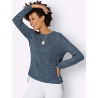 Witt Damen Pullover, dunkelblau-ecru-meliert von Witt