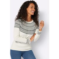 Witt Damen Pullover, ecru-gemustert von Witt