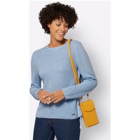 Witt Damen Pullover, eisblau-ecru-meliert von Witt