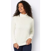 Witt Damen Rollkragenpullover, ecru von Witt