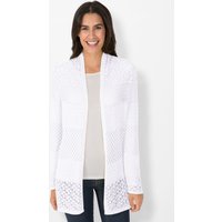 Witt Damen Strickjacke, weiß von Witt