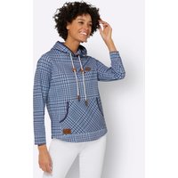 Witt Damen Sweatshirt, marine-ecru-bedruckt von Witt