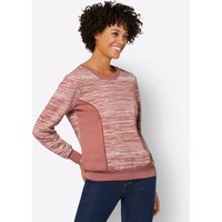 Witt Damen Sweatshirt, rosenholz-ecru-bedruckt von Witt