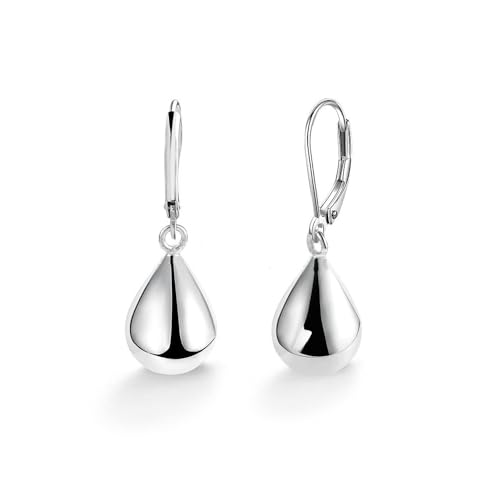 Teardrop Ohrringe für Frauen Hypoallergene Gold Silber Ohrringe Kreative Modeschmuck Geschenke, WJHwjh, Silver von WJHwjh