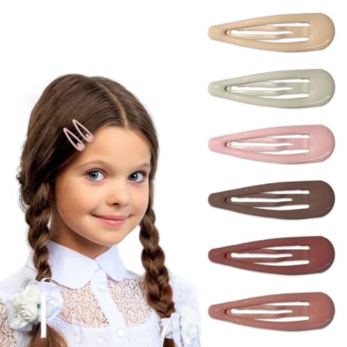 30 Stk Haarspangen, 3 cm Haarspangen Mädchen, Barrette Haarspange, Haarspangen für Mädchen, Haar Clips Metall, Haarspangen Kinder. (Mehrfarbig) von WJRQD