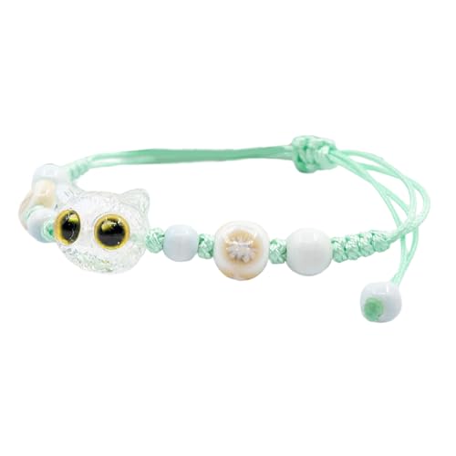 WLNEXT Elegantes Keramik-Perlenarmband, handgefertigtes Bastelbedarf, stilvolles Armband, handgewebt, verstellbar, Uni-Schmuckzubehör WLNEXT Elegantes Keramik-Perlenarmband, handgefertigtes Bastelbedarf, stilvolles Armband, handgewebt, verstellbar, Uni-Schmuckzubehör von WLNEXT
