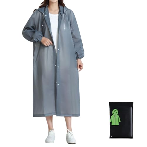 Regenponcho mit ärmel,Regenmantel,Regenjacke Raincoat Rainponcho Regenmantel Fahrrad Regenponcho Wandern Lang Leicht Wiederverwendbar Regencape Wasserdicht für Radfahren,Camping,Reisen,Herren,Damen Regenponcho mit ärmel,Regenmantel,Regenjacke Raincoat Rainponcho Regenmantel Fahrrad Regenponcho Wandern Lang Leicht Wiederverwendbar Regencape Wasserdicht für Radfahren,Camping,Reisen,Herren,Damen von WLVinson