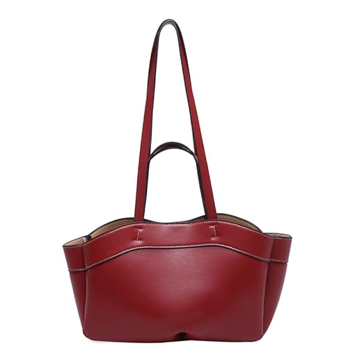 WMFASBAG -Einkaufstasche for Frauen große Kapazität Handtasche PU Leder Solid Color Top Griff Tasche Trendy Satchel -Tasche for Arbeitsreisen WMFASBAG -Einkaufstasche for Frauen große Kapazität Handtasche PU Leder Solid Color Top Griff Tasche Trendy Satchel -Tasche for Arbeitsreisen von WMFASBAG