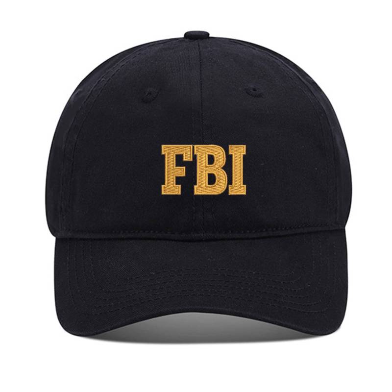 Fbi Federal Bureau Of Investigation Unisex Stickerei Baseball Mütze Gewaschene Baumwolle Bestickt Verstellbare von WOAIXIA