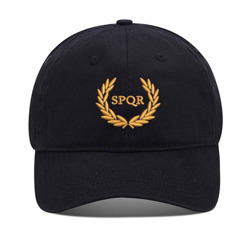 Rom Spqr Emblem Unisex Stickerei Baseball Mütze Gewaschene Baumwolle Bestickt Verstellbare von WOAIXIA