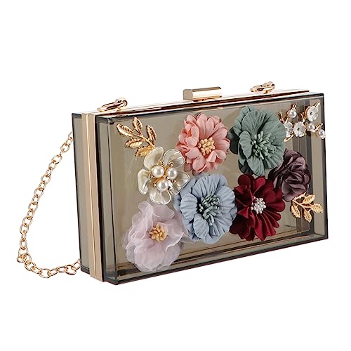 WOFASHPURET 1 X Handtasche Abendtasche Hochzeitstasche Modische Clutch Geldbörse Damen Umhängetasche Clutch Tasche Kleine Quadratische Tasche Hochzeitstasche Damen von WOFASHPURET