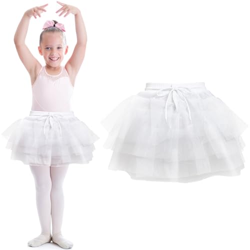 WOFASHPURET 1stk Krinoline-Tutu-unterröcke Petticoat Für Mädchen Minikleider Tutu-Rock Für Kleinkinder Slips Für Mädchen Reifrock Für Kinder Reifenrock Unterrock Unterwäsche Jahrgang Baby Weiß von WOFASHPURET