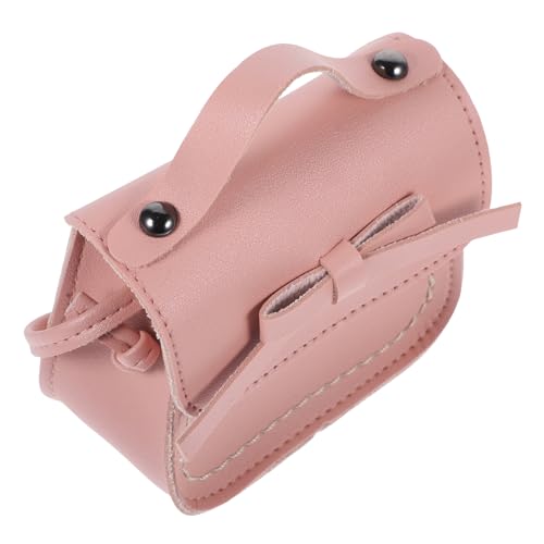 WOFASHPURET 2st Umhängetasche Für Kinder Mädchen Geldbörsen Für Kinder 6-8 Taschen Für Kleine Mädchen Umhängetasche Für Mädchen Tragetasche Zum Umhängen Mini Rosa Pu-Leder Geschenk von WOFASHPURET