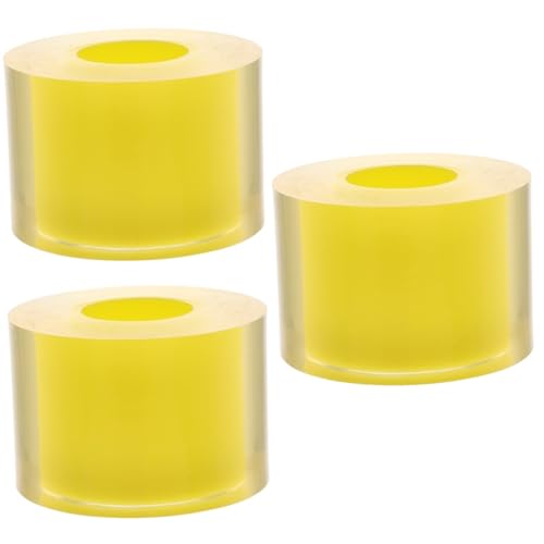 WOFASHPURET 3 Rollen PVC-Schutzfolie schutzfolien stretchfolie Schneidbare Schmuckfolie Zubehör aus Glas Frischhaltefolie sicheres Filmband schützende Uhrenfolie Haupt Plastikfolie Teppich von WOFASHPURET