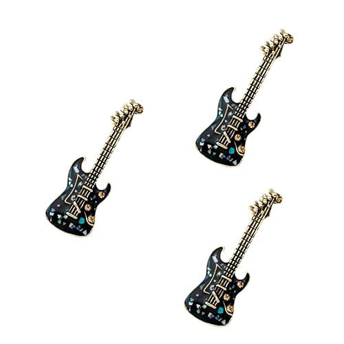 WOFASHPURET 3St Brosche für Männer damenschmuck frauenschmuck hochstihl männer schmuck Vintage Broschen Frauen Brosche Musik Gitarre Anzugbrosche Männer Brosche britischer Stil Korsage Mann von WOFASHPURET