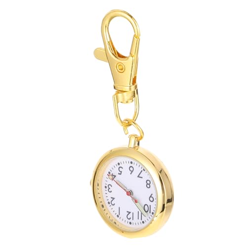 WOFASHPURET 4 Stück Krankenschwester Uhr Pflege Geschenk Geschenke Für Teenager-mädchen Medaillon-schlüsselanhänger Herren Taschenuhr Mädchen Schlüsselanhänger Clip-Uhr Uhrkette Kind von WOFASHPURET