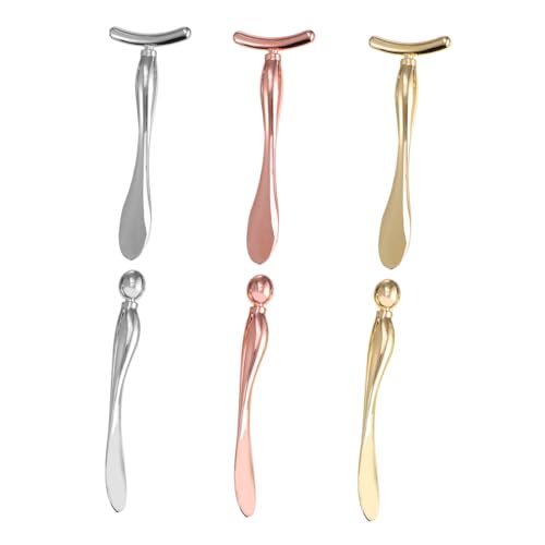 WOFASHPURET 6 Stück Augenlöffel Set Massage Gesichts- Schminklöffel aus Metall Schönheit tragbarer Schminklöffel Auge Gesicht Gesichtsmaske Löffel Zinklegierung WOFASHPURET 6 Stück Augenlöffel Set Massage Gesichts- Schminklöffel aus Metall Schönheit tragbarer Schminklöffel Auge Gesicht Gesichtsmaske Löffel Zinklegierung von WOFASHPURET
