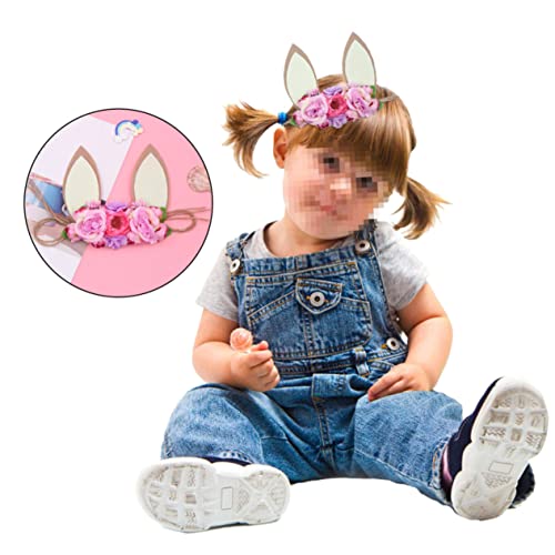 WOFASHPURET Haargummis Für Kleinkinder Ostern Kopfbedeckung Haargummis Für Kinder Osterparty-stirnband Körbe Für Kinder Stirnbänder Für Kleinkinder Haarband Haarseil Baby Hase von WOFASHPURET