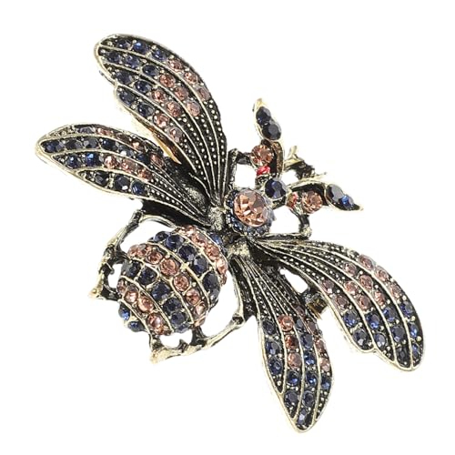 WOFASHPURET Vintage Biene Brosche Für Damen Und Herren Elegante Anstecknadel Mit Strass Dekorative Kleidung Brosche Für Schals Hüte Und Outfits WOFASHPURET Vintage Biene Brosche Für Damen Und Herren Elegante Anstecknadel Mit Strass Dekorative Kleidung Brosche Für Schals Hüte Und Outfits von WOFASHPURET