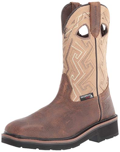 Wolverine mens Rancher Aztec Steel-toe Wellington Work Boot,Bone,8.5 von WOLVERINE