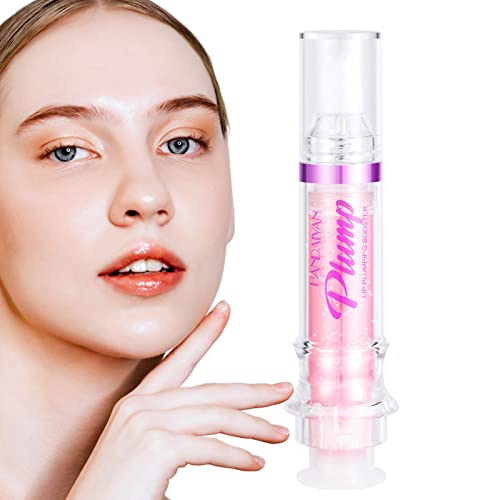 Aufpolsterndes Lippenöl | Aufpolsterndes, feuchtigkeitsspendendes Öl für die Lippen - No-Sticky Gloss Plumping Lip Oil, Lip Plumping Gloss Oil für Feuchtigkeitsversorgung, Pflege, Mädchen, Wolwes von WOLWES