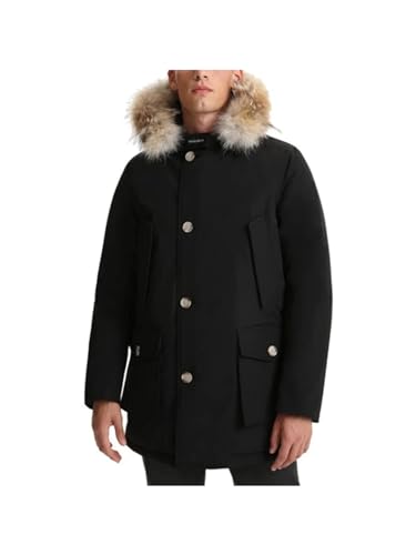 WOOLRICH Arctic Detachable Fur Parka Jacke für Herren, CFWOOU0482MRUT0001, Schwarz, Siehe Foto, XL von WOOLRICH