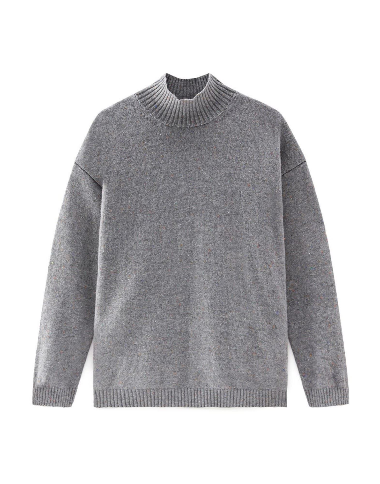 WOOLRICH Rollkragenpullover Damen Grau von WOOLRICH