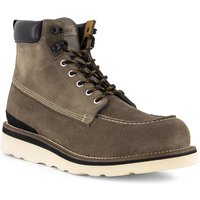 WOOLRICH Herren Schnürboots grau Velours von WOOLRICH