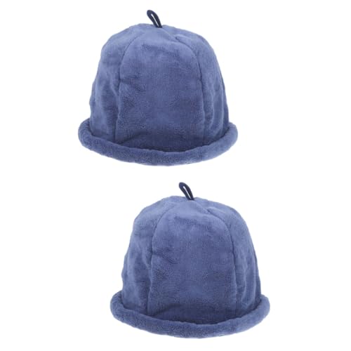 WOONEKY 2 Stück Badekappe Herren Duschhut Fleece Saunahut Haushaltsbadekappe Für Damen Outdoor-aktivitäten WOONEKY 2 Stück Badekappe Herren Duschhut Fleece Saunahut Haushaltsbadekappe Für Damen Outdoor-aktivitäten von WOONEKY