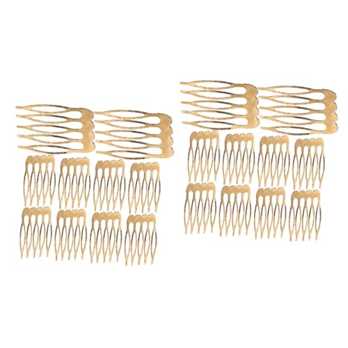 WOONEKY 20stücke Kleine Haarkämme Seitliche Haarkämme Für Hochzeitsfrisuren Haarschmuck Und Bastelbedarf Goldene Haaraccessoires Für WOONEKY 20stücke Kleine Haarkämme Seitliche Haarkämme Für Hochzeitsfrisuren Haarschmuck Und Bastelbedarf Goldene Haaraccessoires Für von WOONEKY