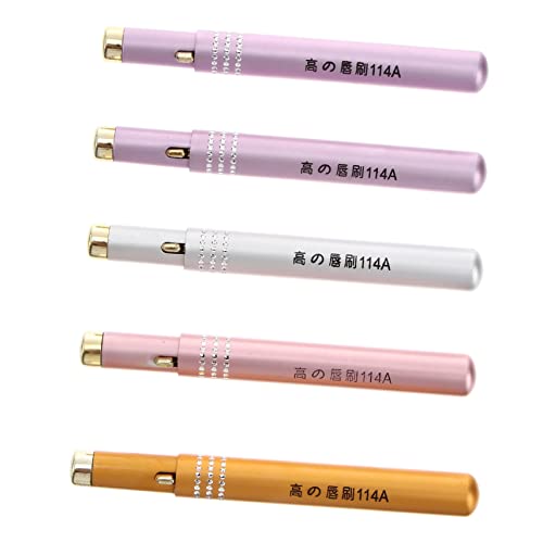 WOONEKY 5Stücke Einziehbare Lippenbürste Tragbarer Lippenstift mit Farbvariationen Präzise Anwendung von Lip Gloss und Lippenstift Hochwertige Borsten WOONEKY 5Stücke Einziehbare Lippenbürste Tragbarer Lippenstift mit Farbvariationen Präzise Anwendung von Lip Gloss und Lippenstift Hochwertige Borsten von WOONEKY