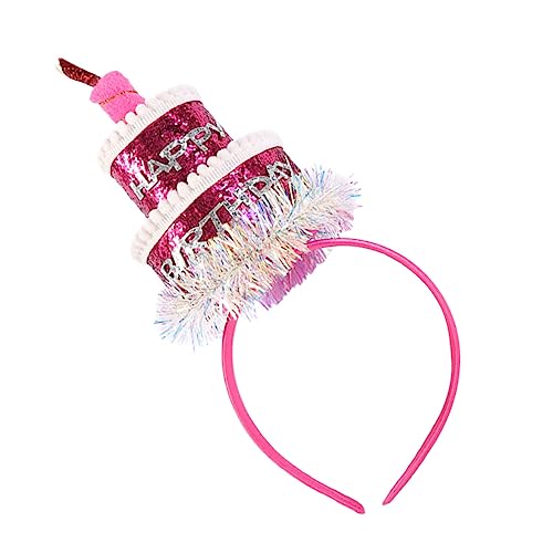 WOONEKY Geburtstagstorte Toer Stirnband Für Party Kuchenform Hut Haar-accessoire Einzigartige Party-requisite WOONEKY Geburtstagstorte Toer Stirnband Für Party Kuchenform Hut Haar-accessoire Einzigartige Party-requisite von WOONEKY