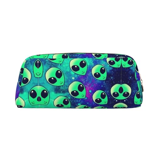 WOPQS Green Aliens Multifunktionales Federmäppchen, Organizer, Kosmetikartikel, Gold, Einheitsgröße, Taschenorganizer, Gold, Talla única, Taschenorganizer WOPQS Green Aliens Multifunktionales Federmäppchen, Organizer, Kosmetikartikel, Gold, Einheitsgröße, Taschenorganizer, Gold, Talla única, Taschenorganizer von WOPQS