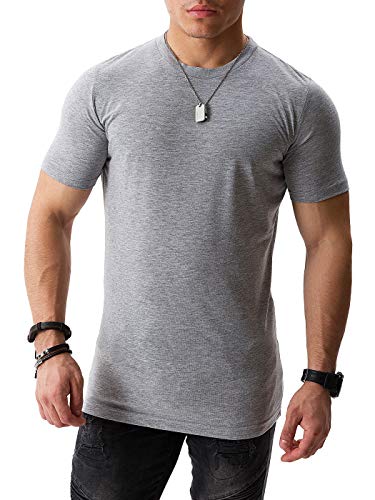 WOTEGA Herren T-Shirt Alton körperbetont Slim Fit, Grau (Dapple Gray 163907), XL von WOTEGA