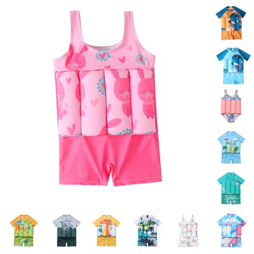 Flotation Schwimmanzug Kinder Baby Schwimmhilfe Badeanzug Badebekleidung Mädchen Jungen Schwimmtraining mit Abnehmbaren Auftrieb Sommer Strand Schwimmender Schwimmkraft Unisex Bademode Schutz von WOXIHUAN