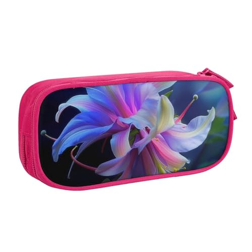 WPUTY Federmäppchen mit schönem Blumendruck, großes Fassungsvermögen, schwarz, doppellagig, Schreibwaren-Organizer, Make-up-Tasche für Schule, Büro, Reisen, rose, Einheitsgröße, Schulranzen WPUTY Federmäppchen mit schönem Blumendruck, großes Fassungsvermögen, schwarz, doppellagig, Schreibwaren-Organizer, Make-up-Tasche für Schule, Büro, Reisen, rose, Einheitsgröße, Schulranzen von WPUTY
