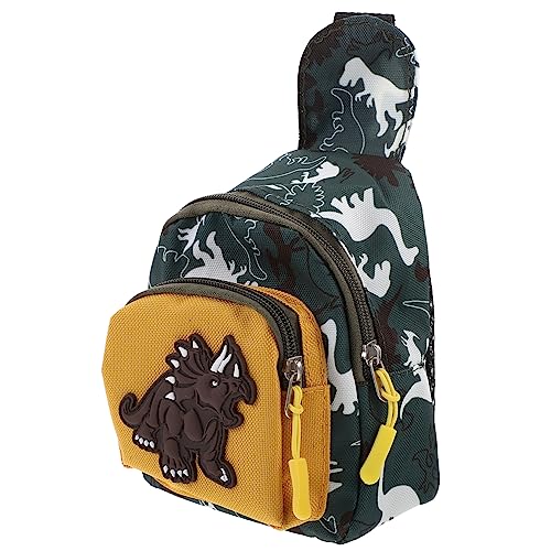 WRITWAA 1 STK Brusttasche Für Kinder Dinosaurier-hüfttasche Mini-Brusttasche Kinder Umhängetasche Bauchtaschen Für Kinder, Jungen Und Mädchen Brustbeutel Kleinkind Mode Geschenk Nylon von WRITWAA