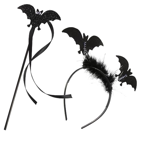 WRITWAA 1 Satz Mousse Perlen Abdeckung der Deckenleuchte Nachttisch Stirnband für Rollenspiele halloween haarreif halloween headband Haarschmuck für Frauen Gothic Haarschmuck Stoff Black WRITWAA 1 Satz Mousse Perlen Abdeckung der Deckenleuchte Nachttisch Stirnband für Rollenspiele halloween haarreif halloween headband Haarschmuck für Frauen Gothic Haarschmuck Stoff Black von WRITWAA