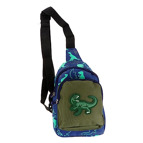 WRITWAA 1 Stück Kinder Dinosaurier Gürteltasche Kindertasche Umhängetasche Hüfttasche Brusttasche Cartoon Kindertasche von WRITWAA